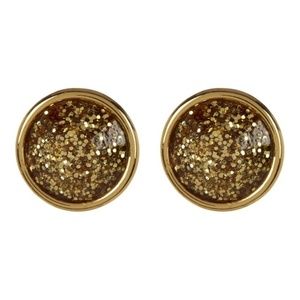 Kate Spade Round Glitter Gumdrop Earrings